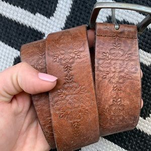 Leather Buckle Belt
